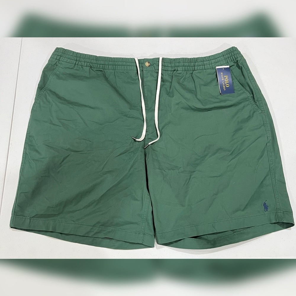 Polo Ralph Lauren Polo Prepster Stretch Chino Short Men's 3XB Big Green Elastic